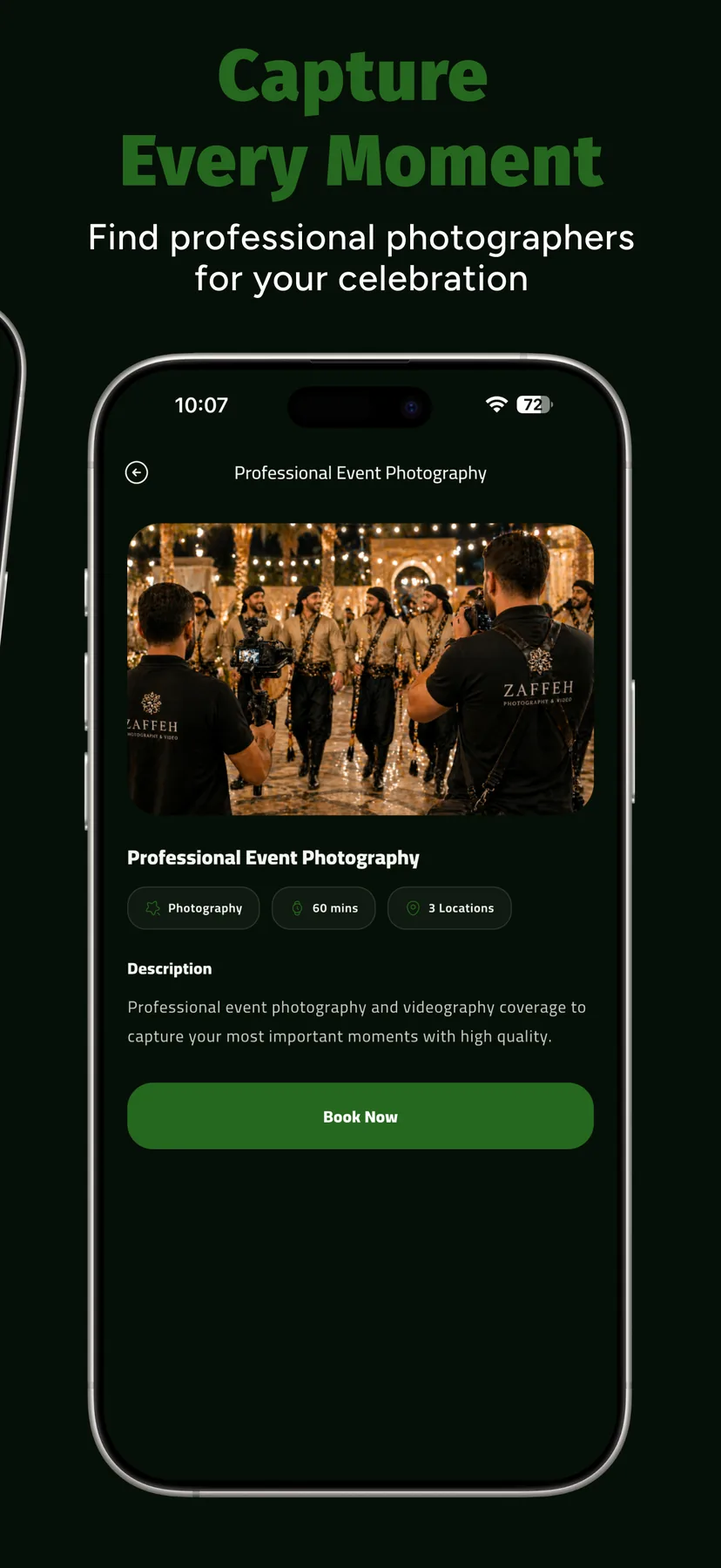 Capture Every Moment — Find professional photographers for your celebration